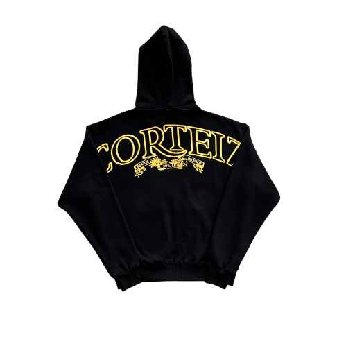 SUPERIOR ROYALE ZIP HOODIE (BLACK/YELLOW)