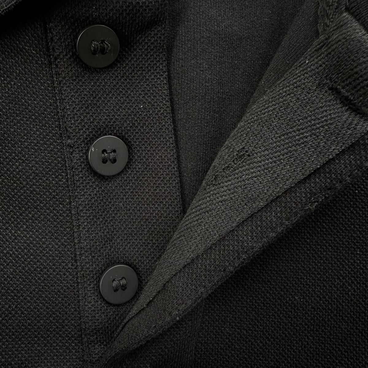 CORTEIZ PIPED POLO SHIRT (BLACK)