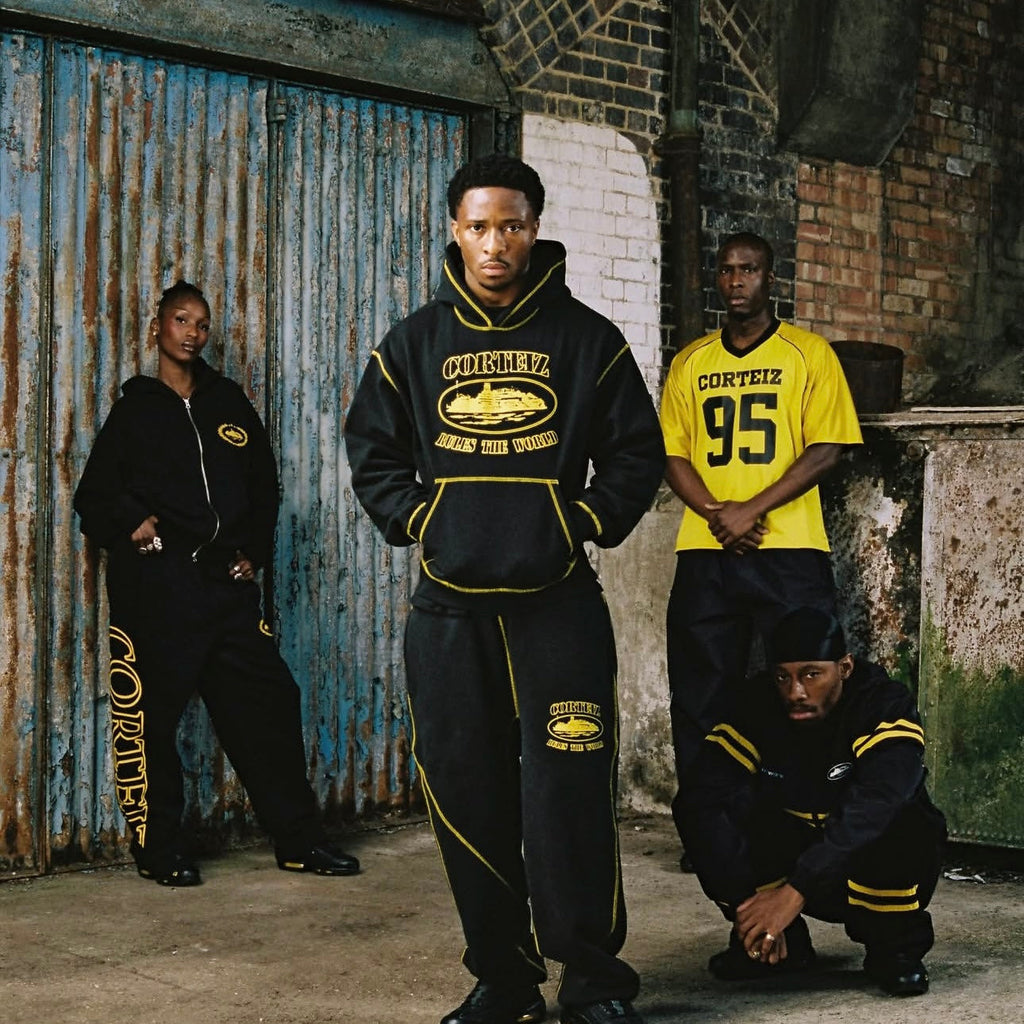 SUPERIOR ROYALE ZIP HOODIE (BLACK/YELLOW)