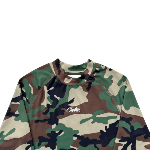 CORTEIZ COMPRESSION TOP (WOODLAND CAMO)