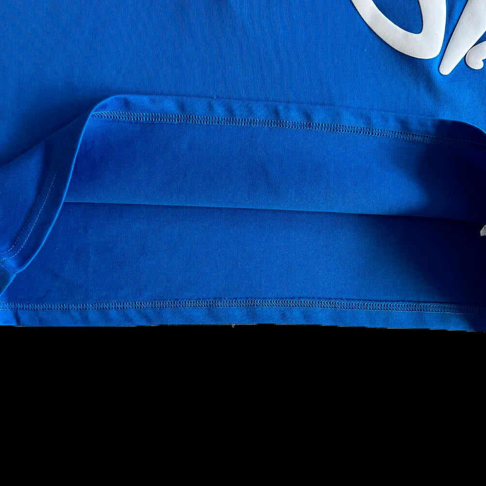 T-SHIRT & SHORTS LOGO SET (BLUE / WHITE)