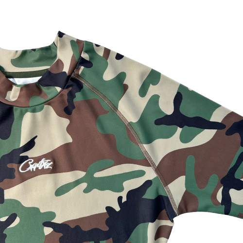 CORTEIZ COMPRESSION TOP (WOODLAND CAMO)