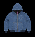 EMBOSSED C-STAR DENIM JACKET (BLUE)