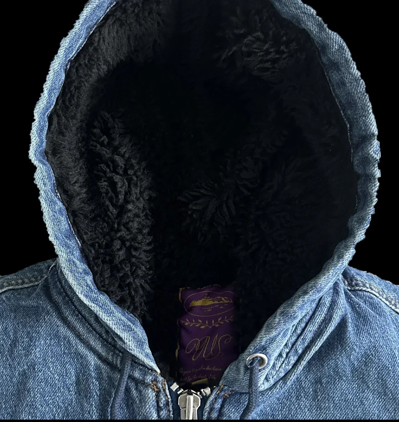 EMBOSSED C-STAR DENIM JACKET (BLUE)