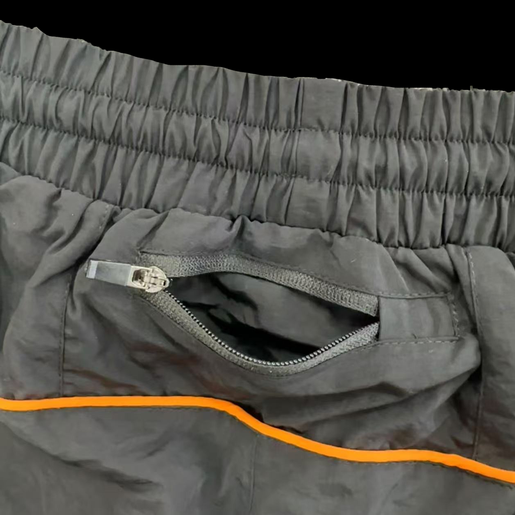 SHELL TRACKSUIT (BLACK/ORANGE)