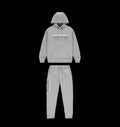 TRAPSTAR CHENILLE DECODED 2.0 HOODED TRACKSUIT - (GREY/ICE BLUE)