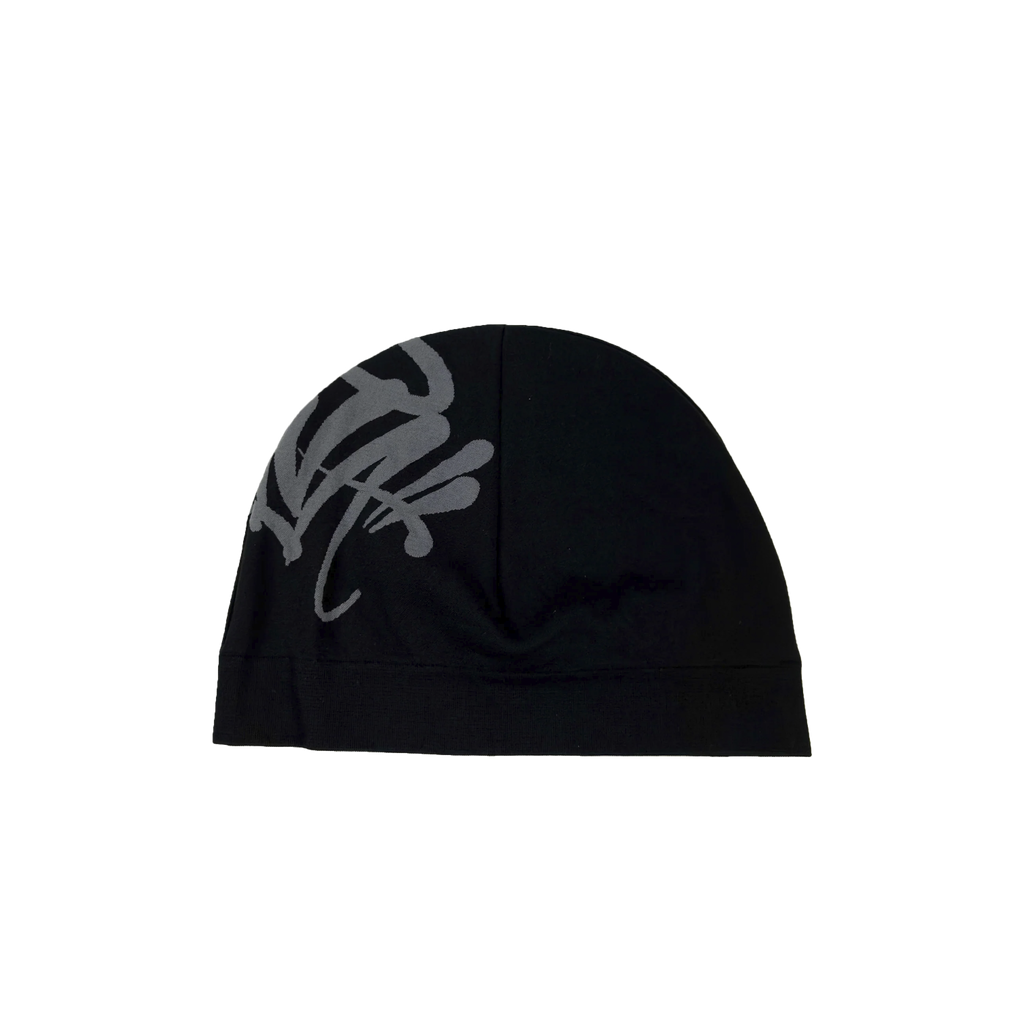 SYNA BIG LOGO WORLD SKULL CAP BEANIE (BLACK)