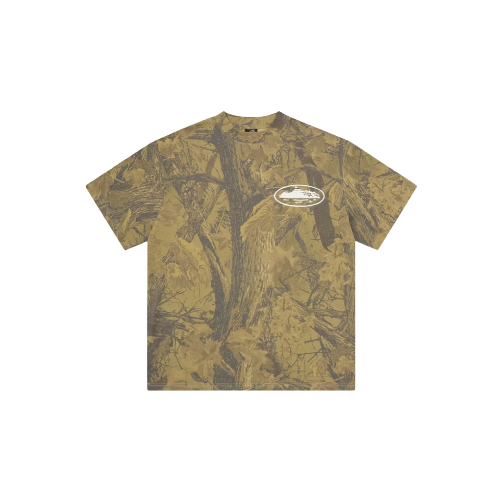 CORTEIZ ISLAND PUFF PRINT TEE (FOREST CAMO)