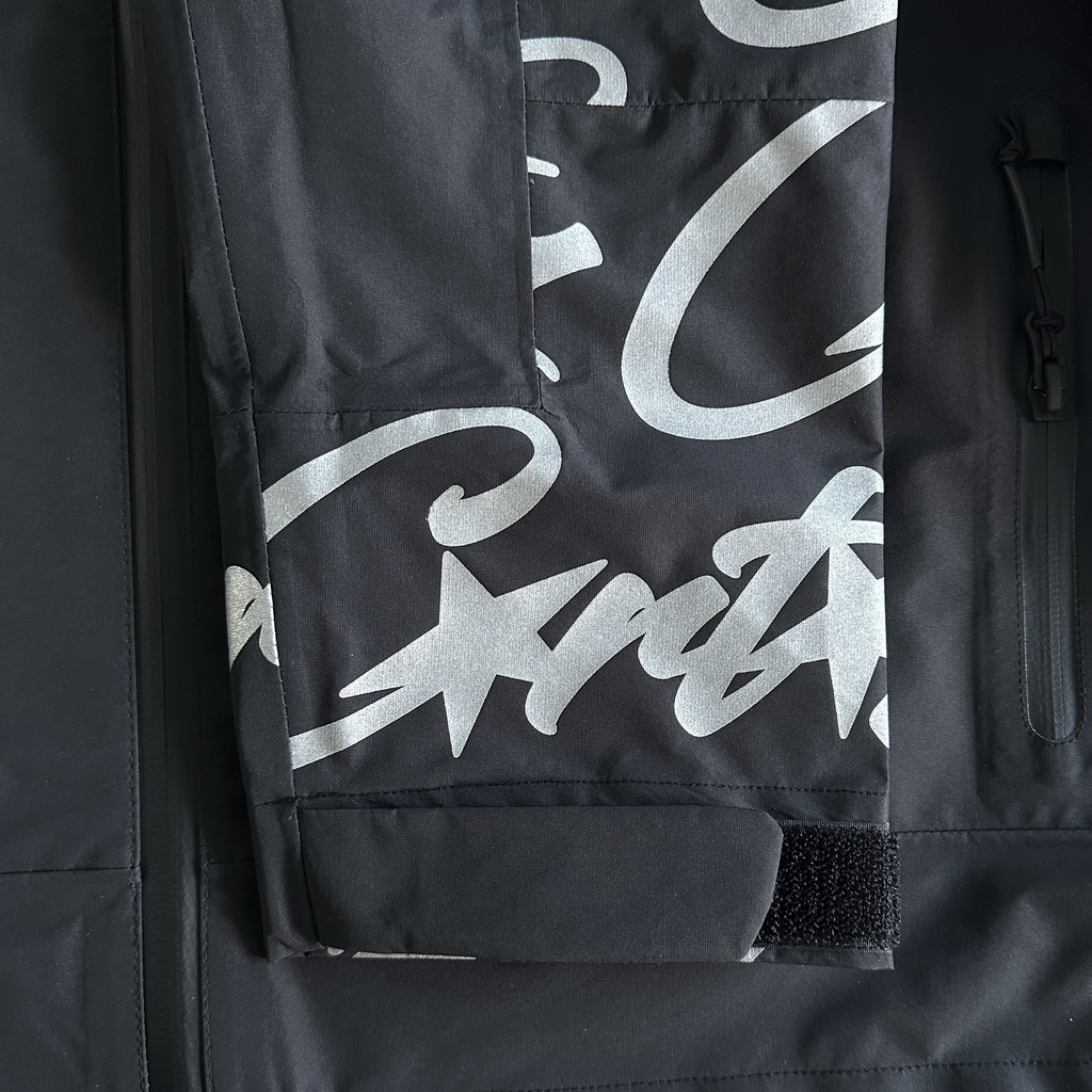 CORTEIZ ELITEWORK WATERPROOF SHELL JACKET (BLACK)
