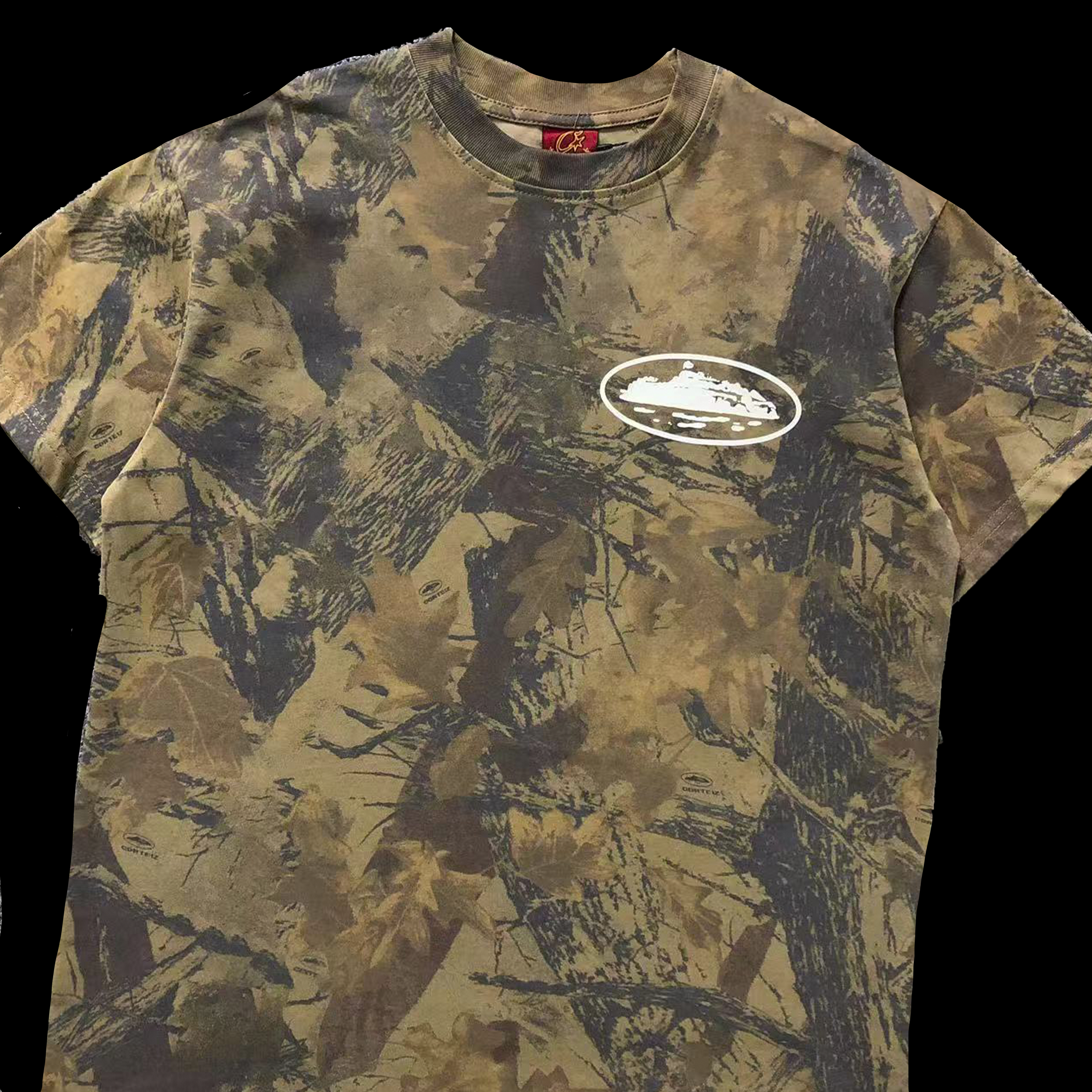 CORTEIZ ISLAND PUFF PRINT TEE (FOREST CAMO)