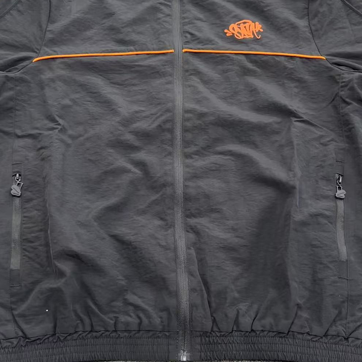 SHELL TRACKSUIT (BLACK/ORANGE)