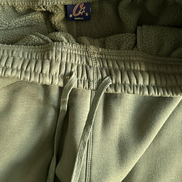 SUPERIOR ROYALE ZIP TRACKSUIT (OLIVE)