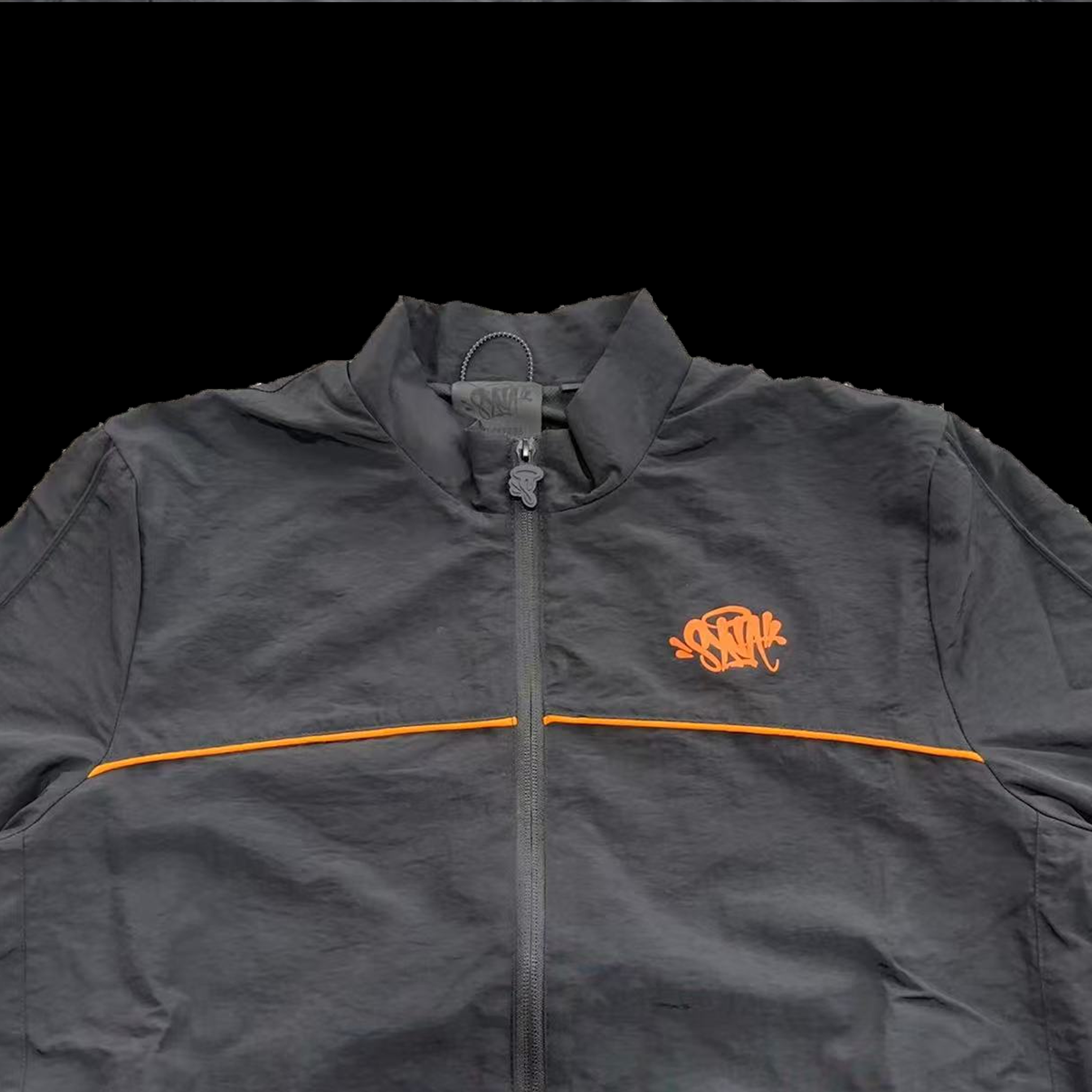 SHELL TRACKSUIT (BLACK/ORANGE)