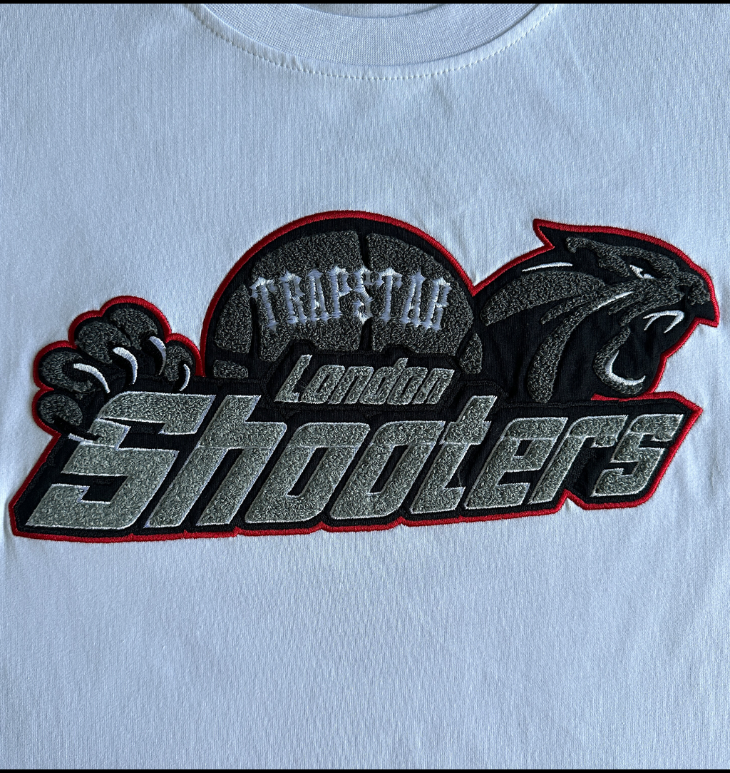 TEE & SHORTS SET (WHITE/GREY/RED)