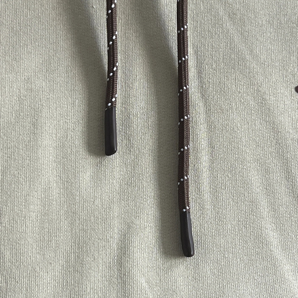 PIPE HOODIE & SHORT SET (BEIGE/BROWN)
