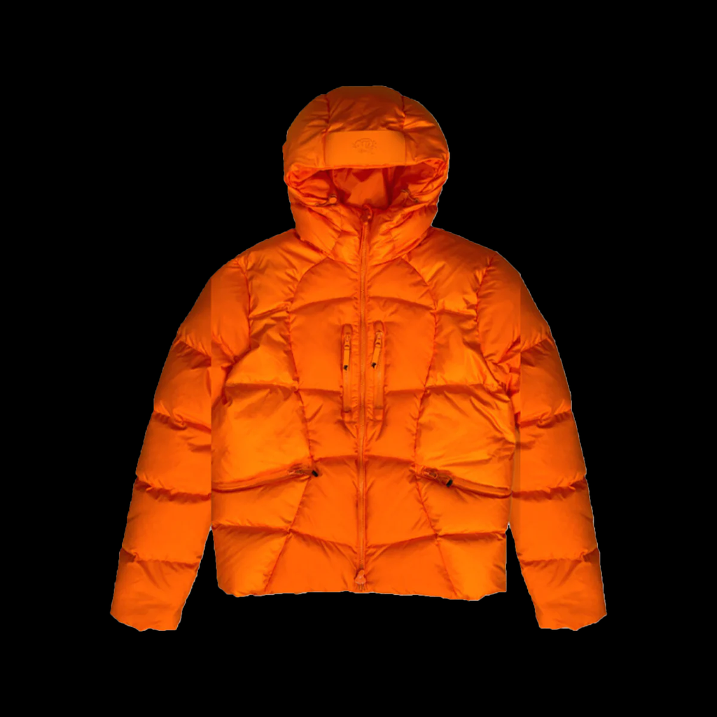 WAVE PUFFER JACKET (ORANGE)