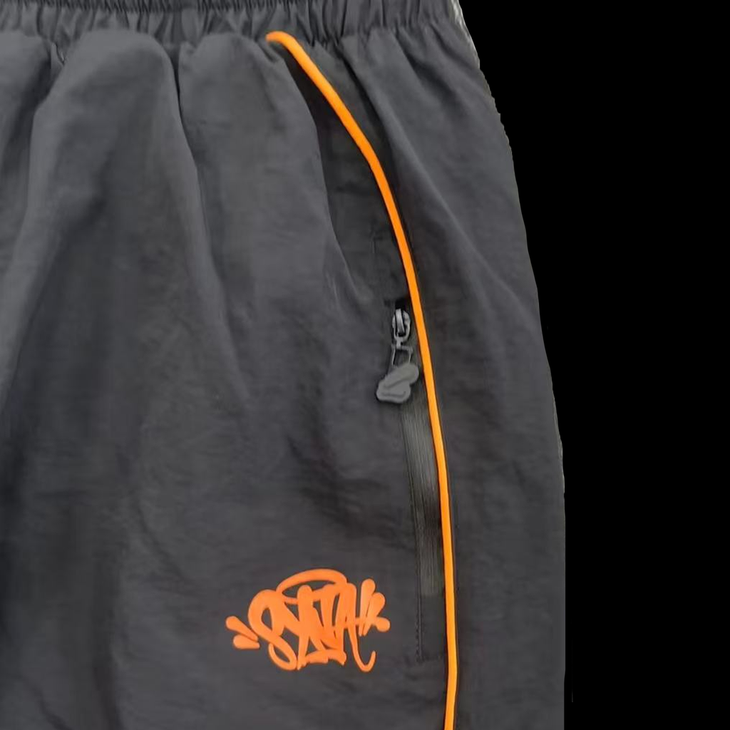 SHELL TRACKSUIT (BLACK/ORANGE)