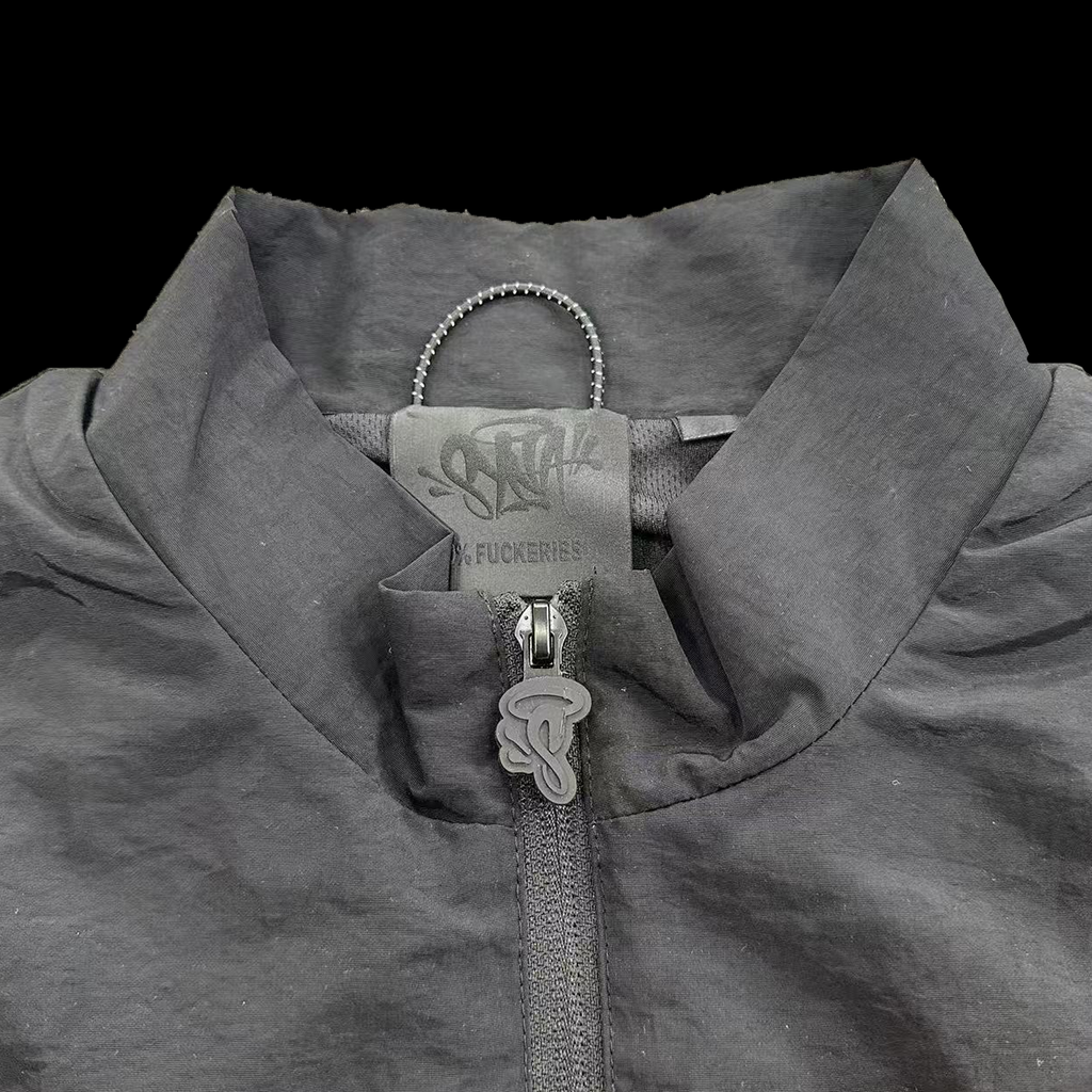 SHELL TRACKSUIT (BLACK/ORANGE)