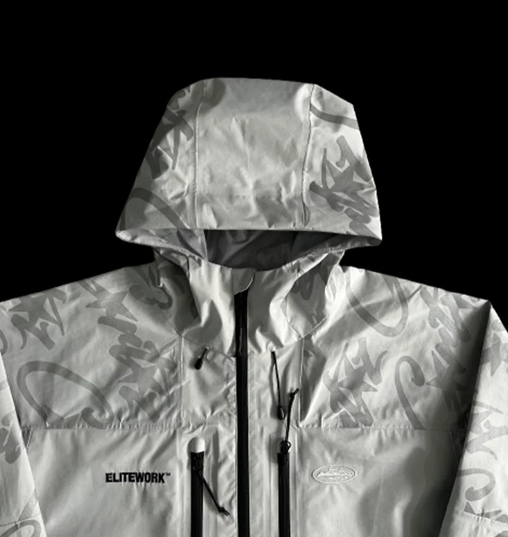 ELITEWORK WATERPROOF SHELL JACKET (PLATINUM)