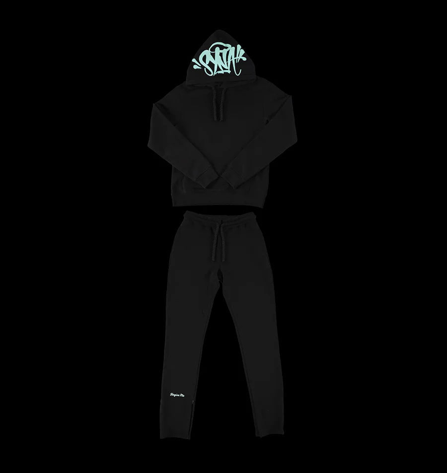 TRACKSUIT - (BLACK/BLUE)