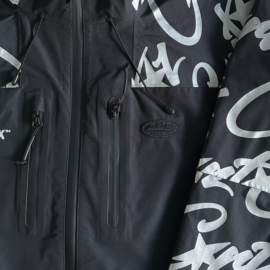 CORTEIZ ELITEWORK WATERPROOF SHELL JACKET (BLACK)