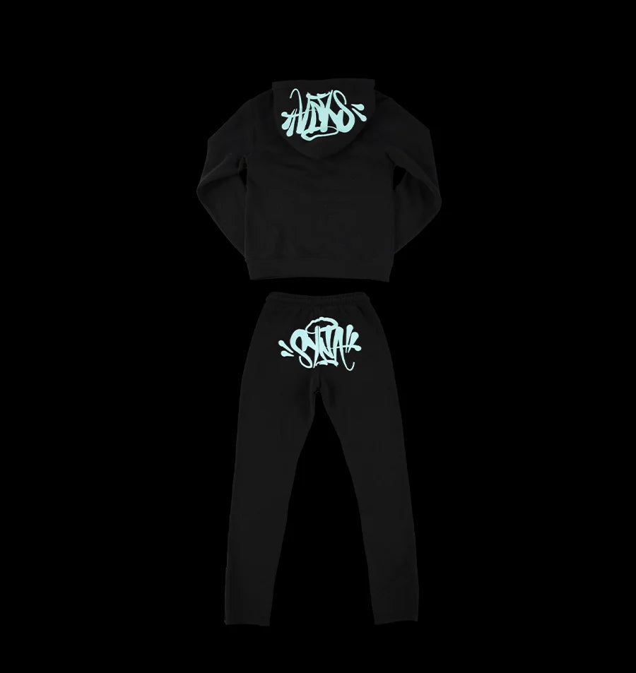 TRACKSUIT - (BLACK/BLUE)