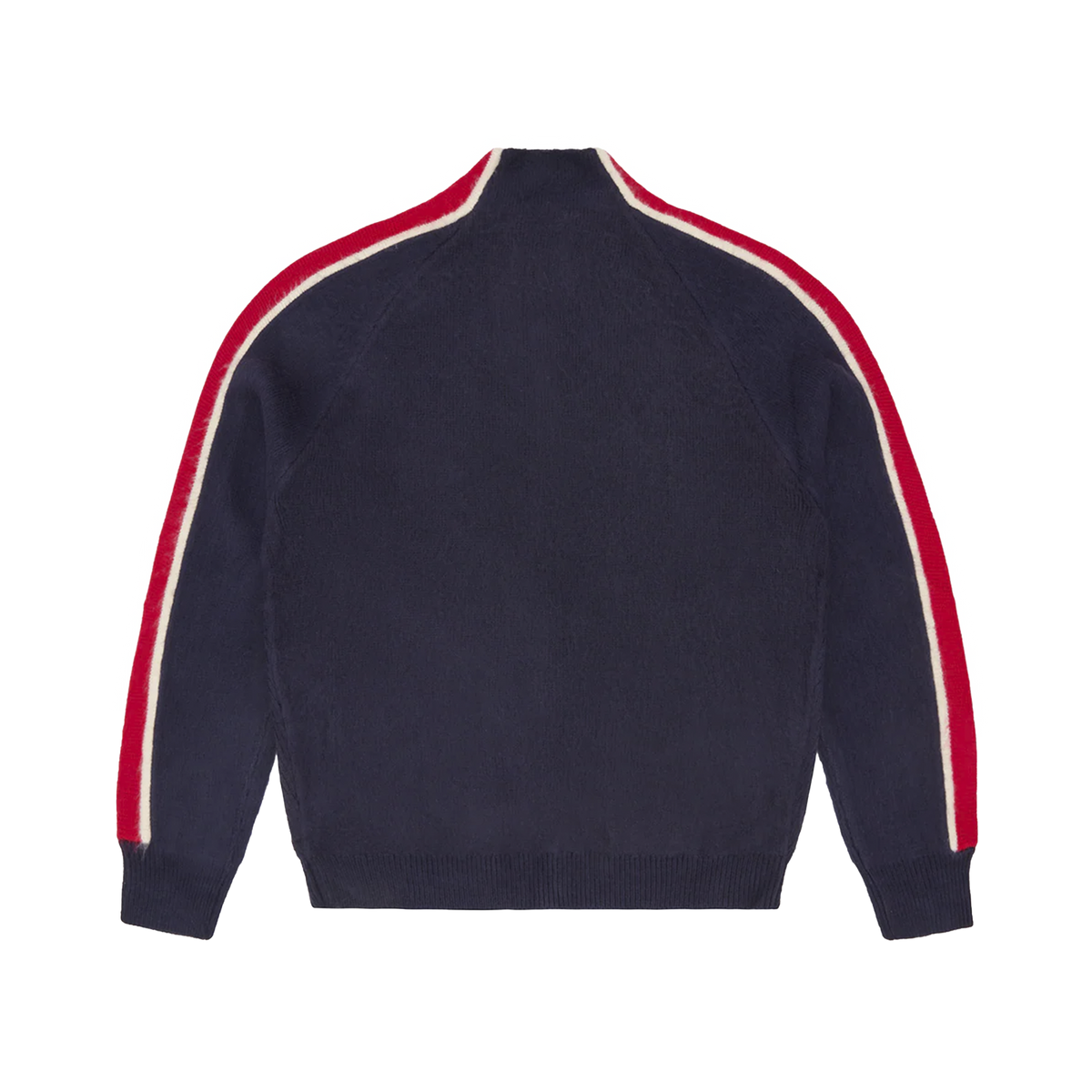 CORTEIZ MULTI STRIPE KNIT ZIP UP (NAVY)