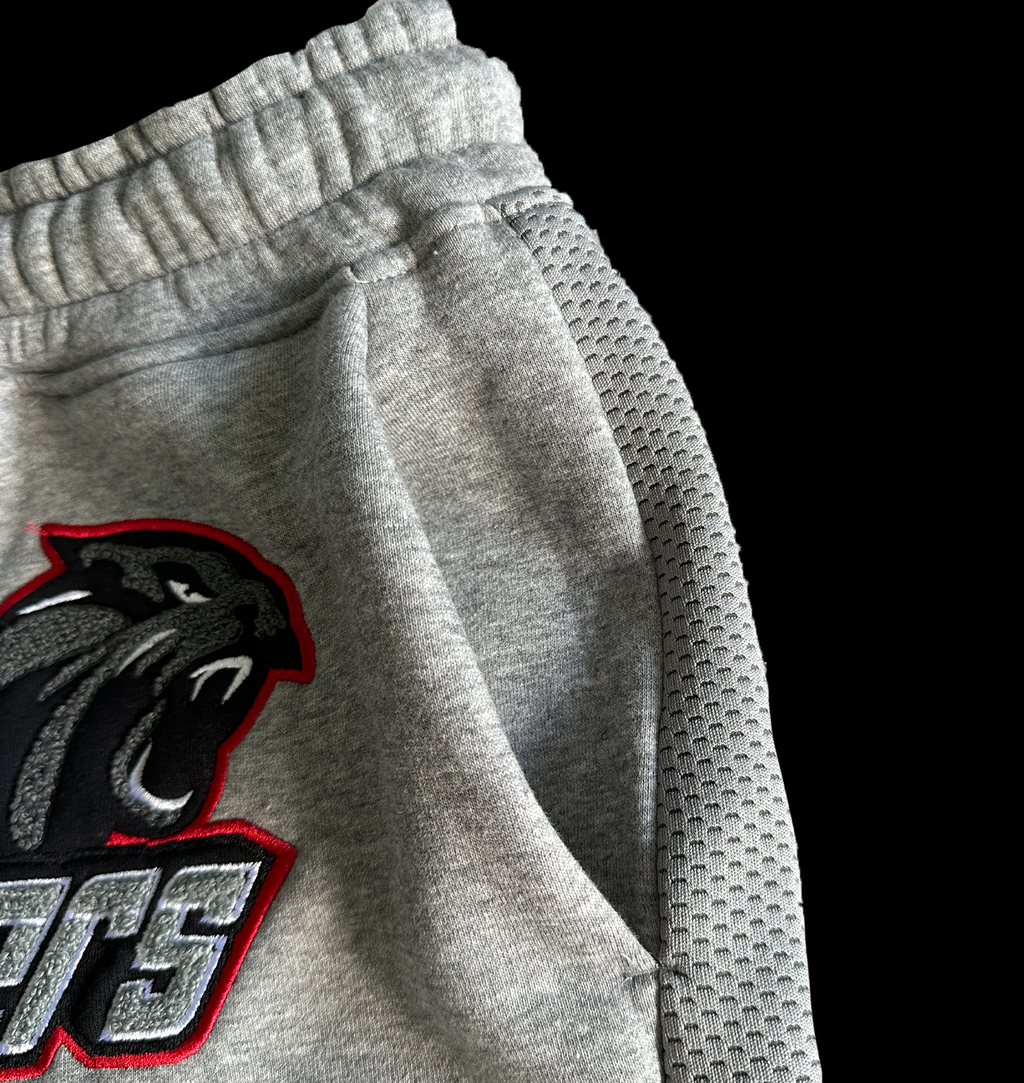 TEE & SHORTS SET (WHITE/GREY/RED)