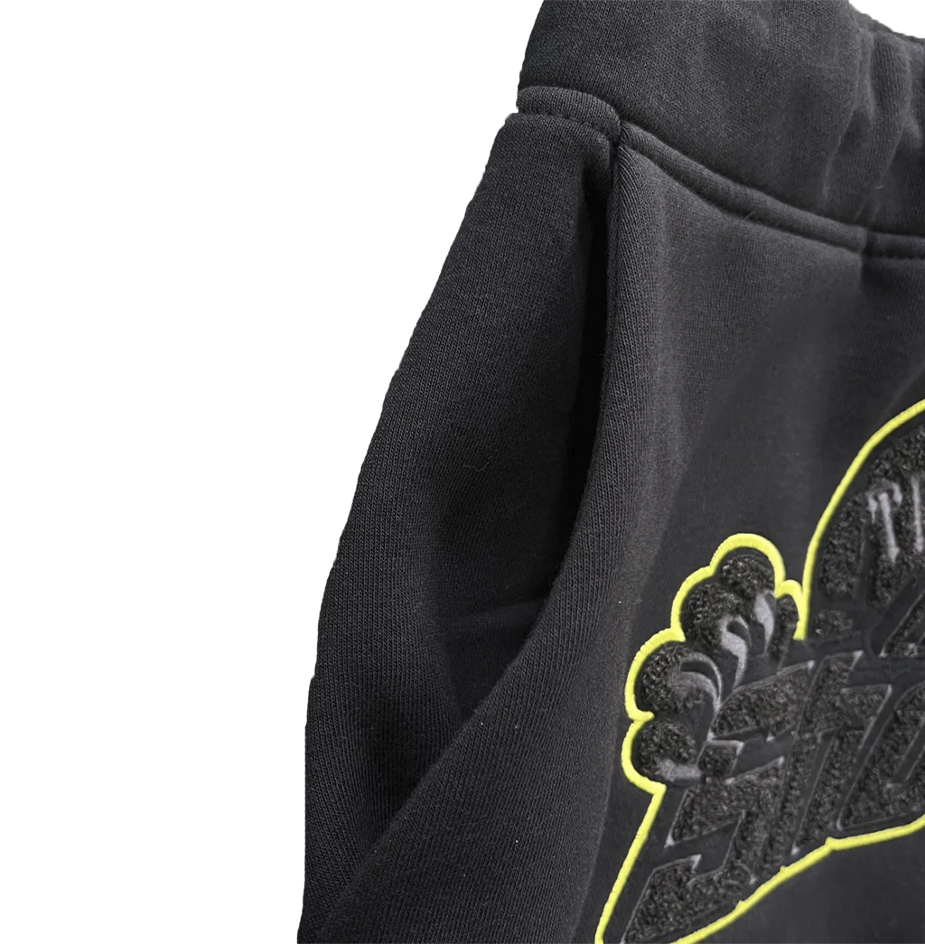 SHOOTERS HOODIE TRACKSUIT (BLACK/LIME)