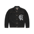 CORTEIZ CREST CHAINSTITCH DENIM JACKET (WASHED)