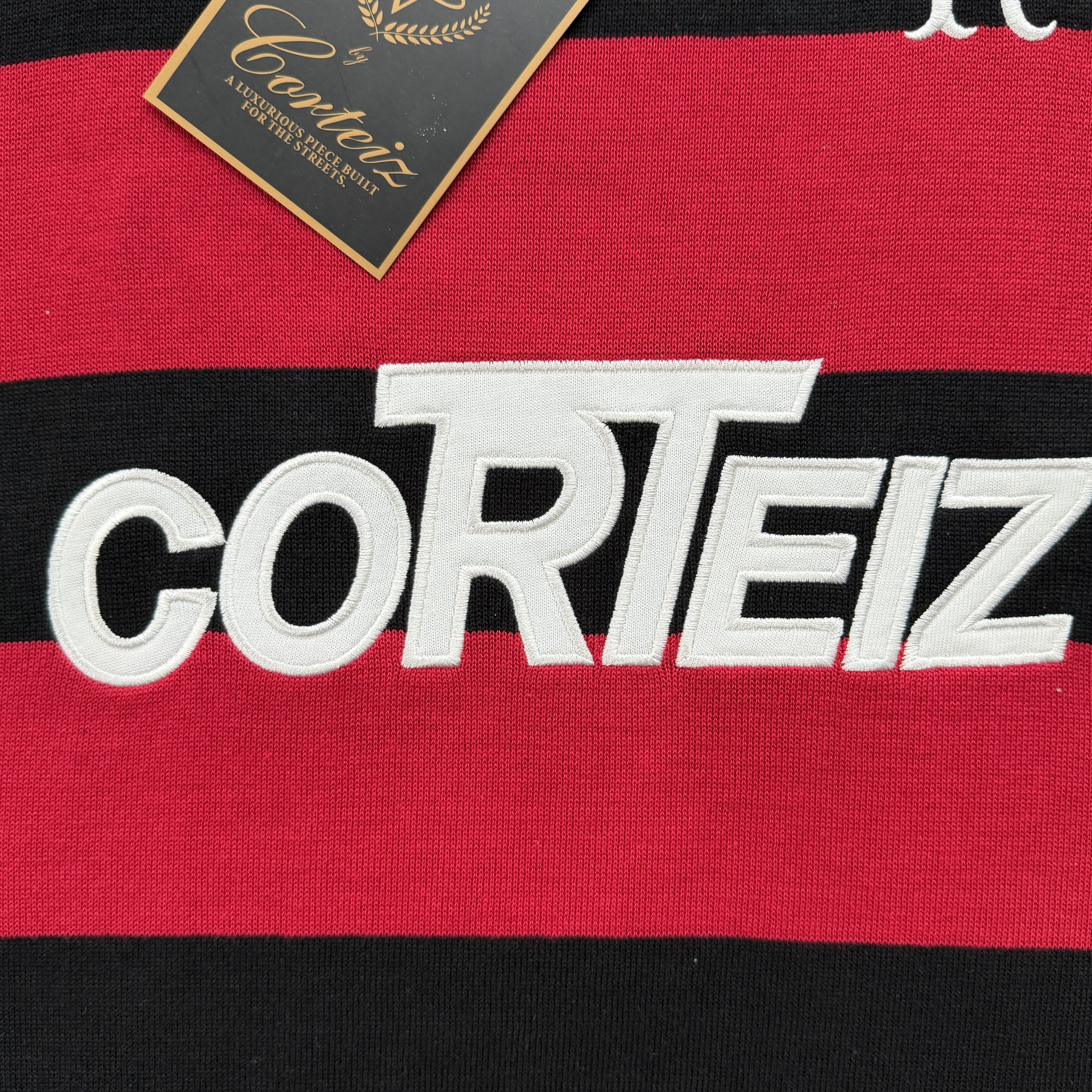 CORTEIZ STRIPED KNIT JERSEY (RED)