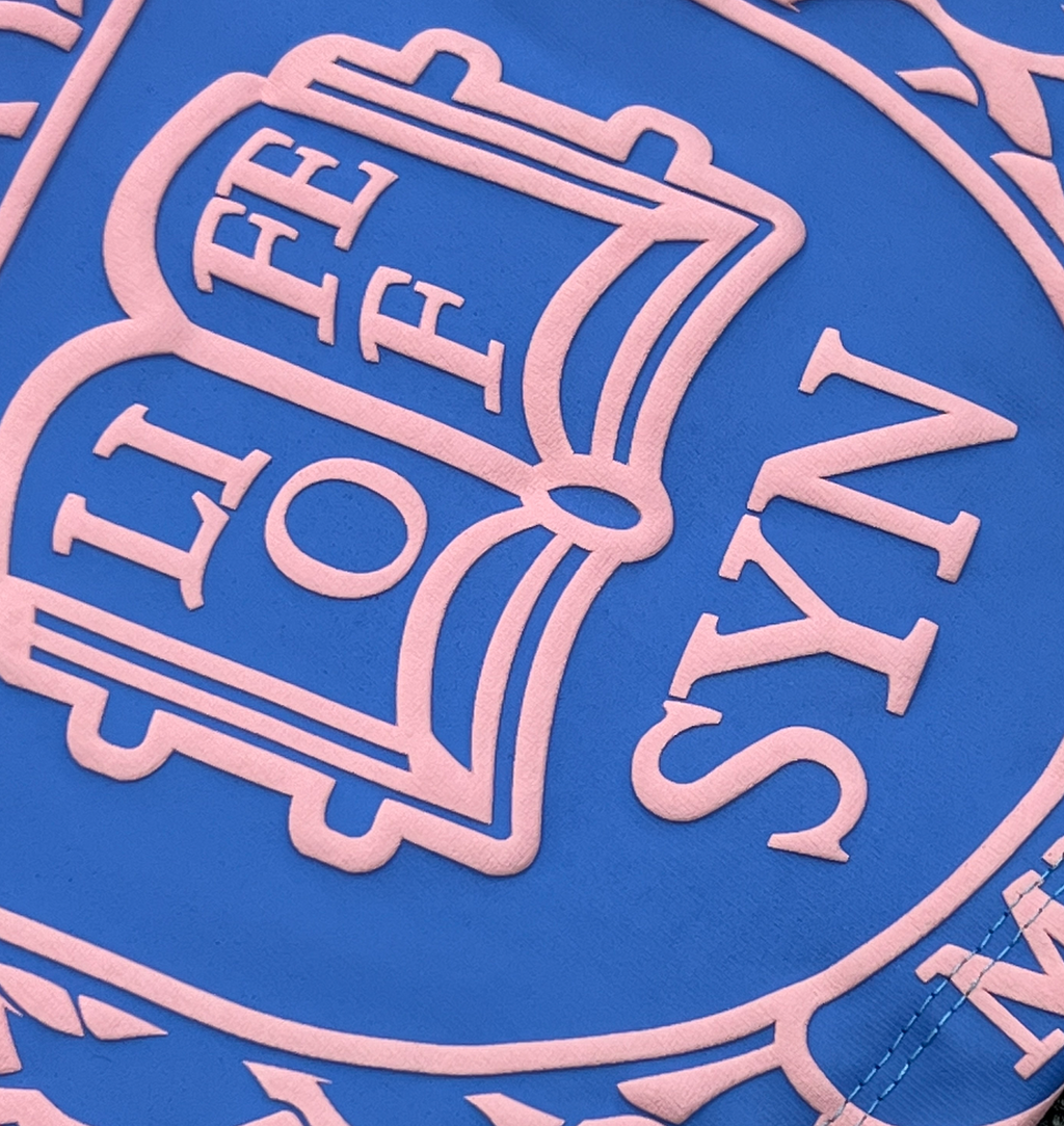 CORTEIZ COLLEGE TEE (BLUE/PINK)