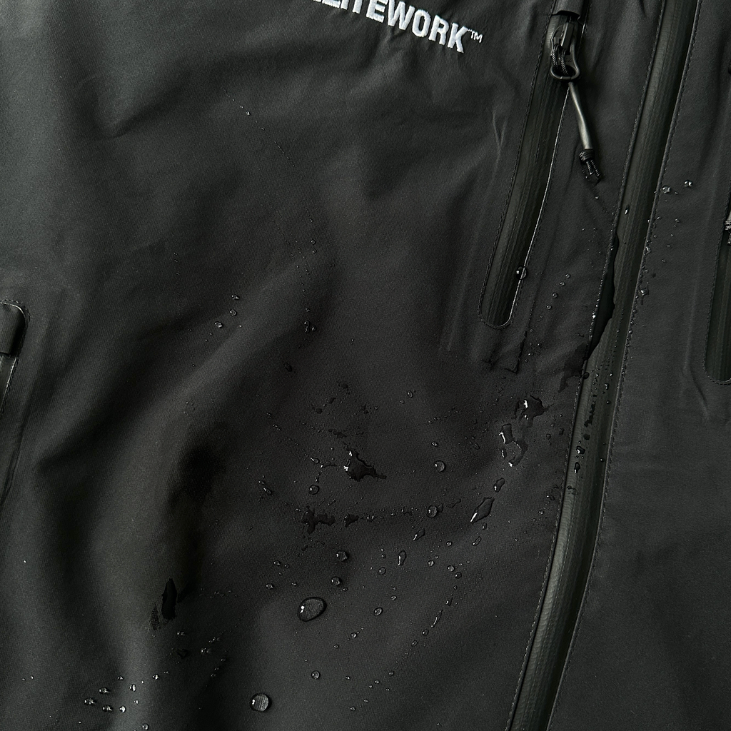 CORTEIZ ELITEWORK WATERPROOF SHELL JACKET (BLACK)