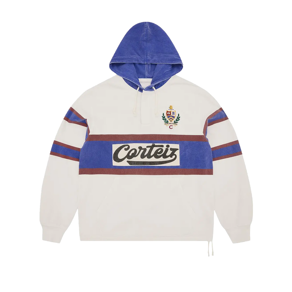 CORTEIZ WINGER HOODED RUGBY (OFF WHITE)