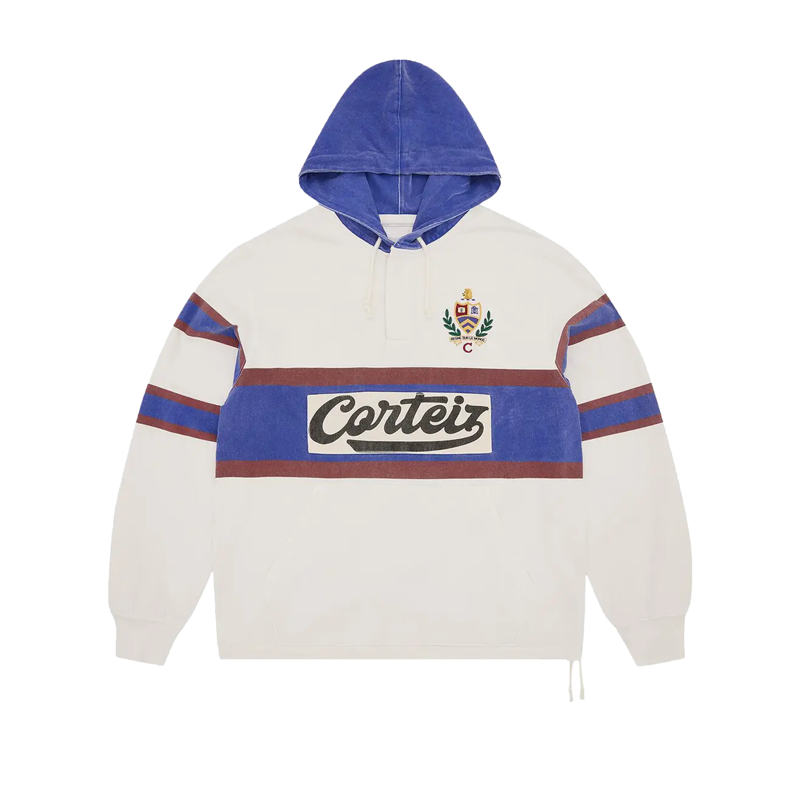 CORTEIZ WINGER HOODED RUGBY (OFF WHITE)