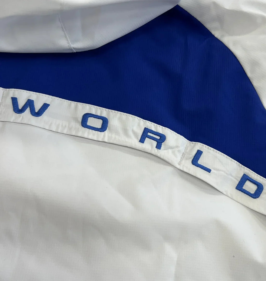 VORTEX WOVEN JACKET (WHITE/BLUE)