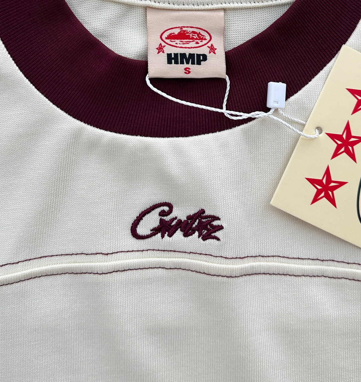 HMP VINTAGE JERSEY (CREAM / BURGUNDY)