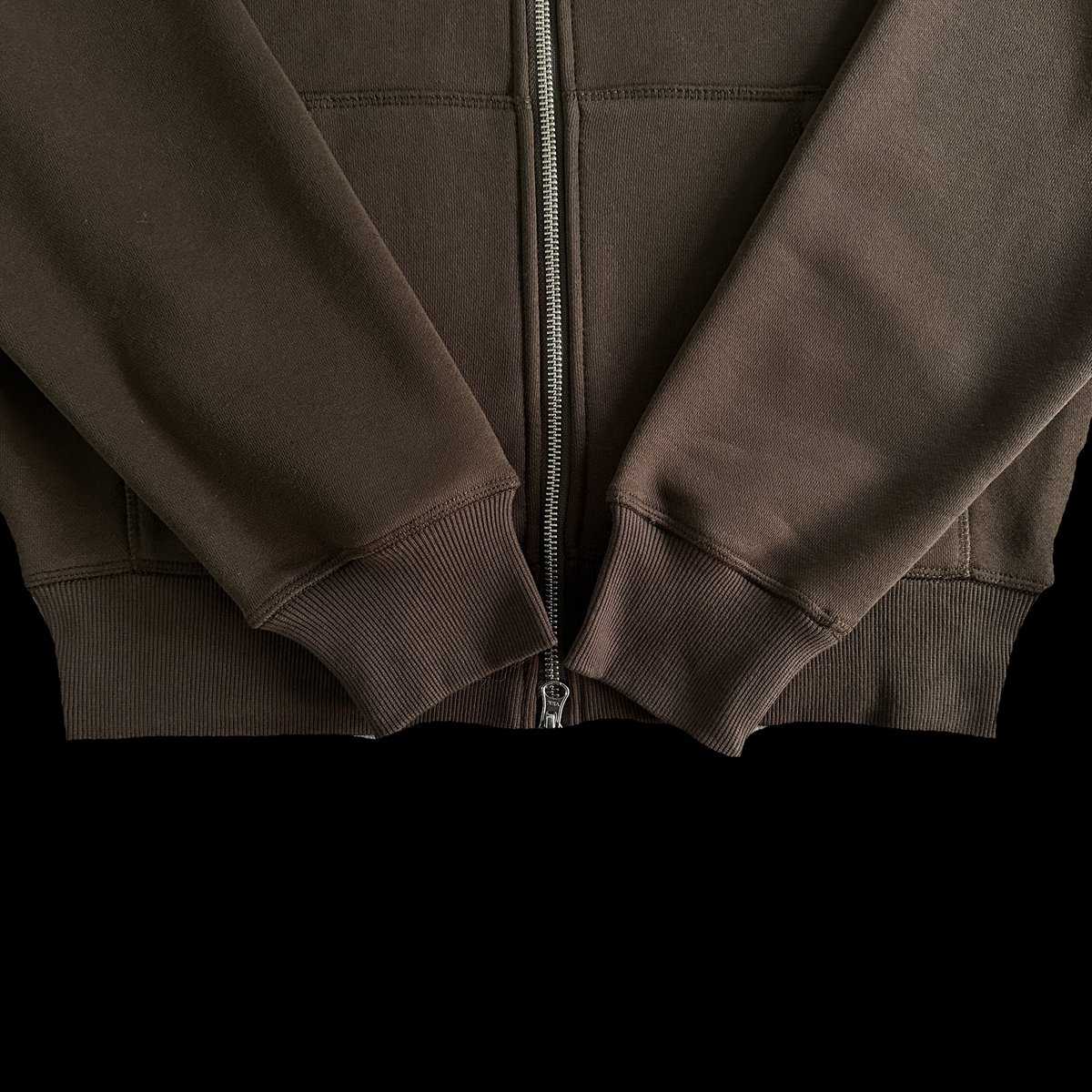 ISLAND PUFF PRINT ZIP TRACKSUIT (BROWN)
