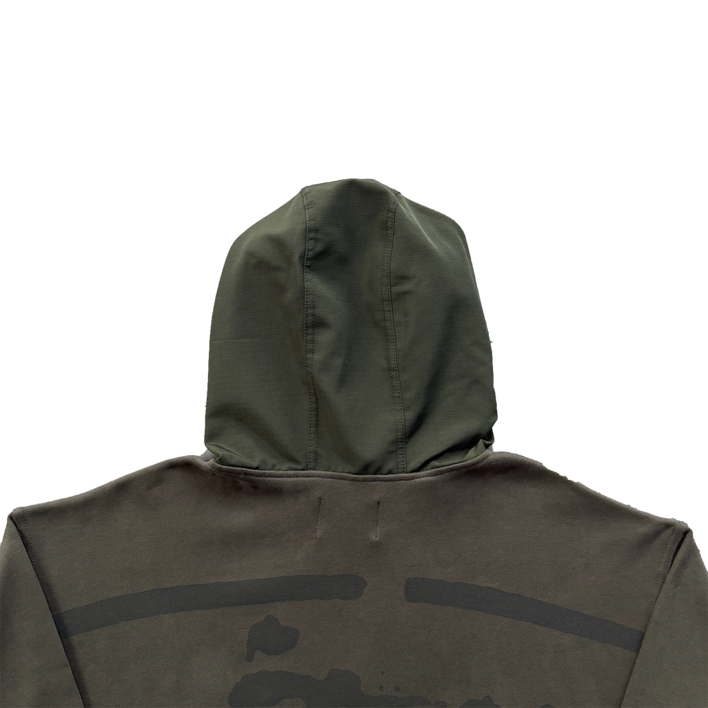 RTW GUERILLAZ RIPSTOP ZIP HOODIE - (OLIVE)
