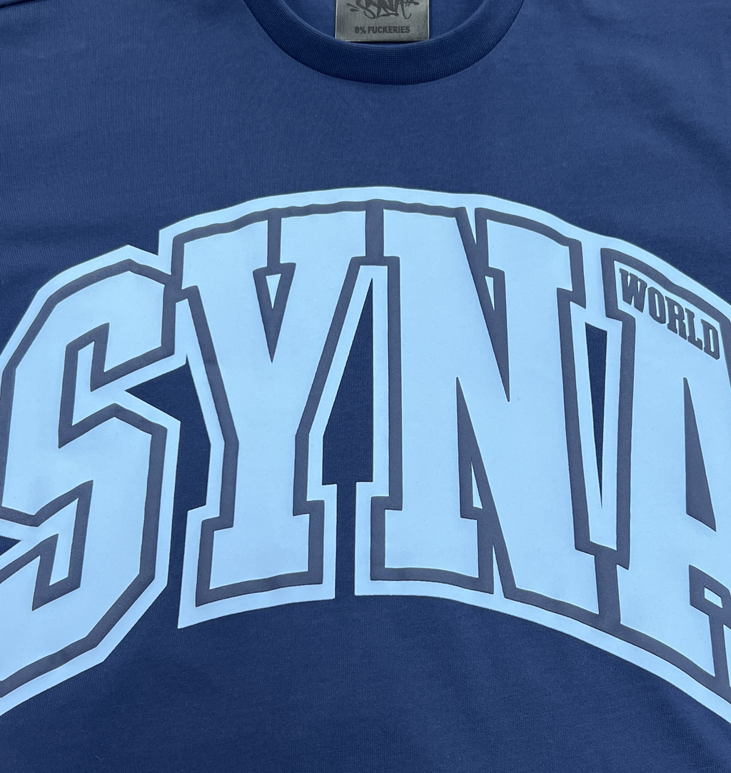 CORTEIZ COLLEGE TEE (BLUE)