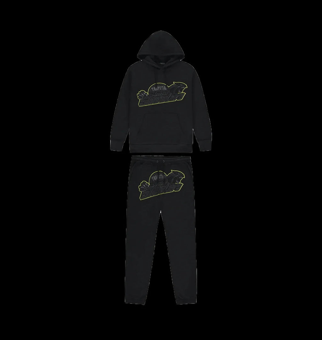 SHOOTERS HOODIE TRACKSUIT (BLACK/LIME)
