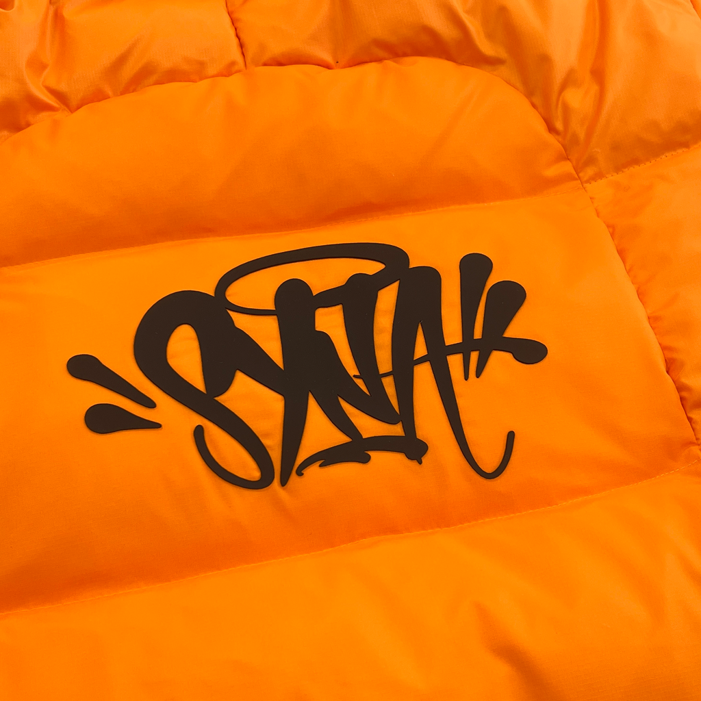 WAVE PUFFER JACKET (ORANGE)