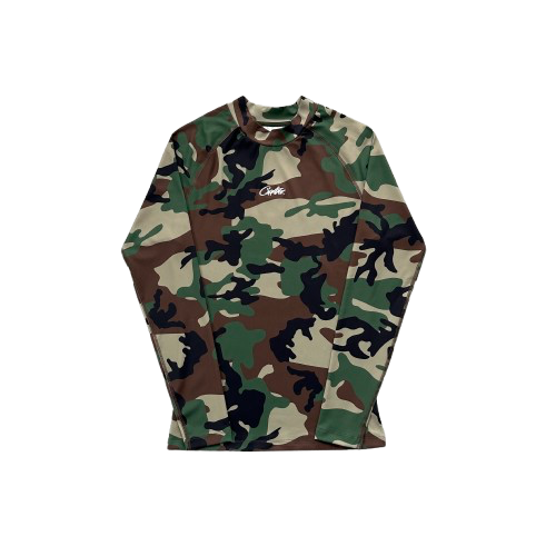 CORTEIZ COMPRESSION TOP (WOODLAND CAMO)