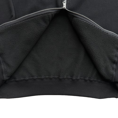 SUPERIOR ROYALE ZIP HOODIE (BLACK/YELLOW)