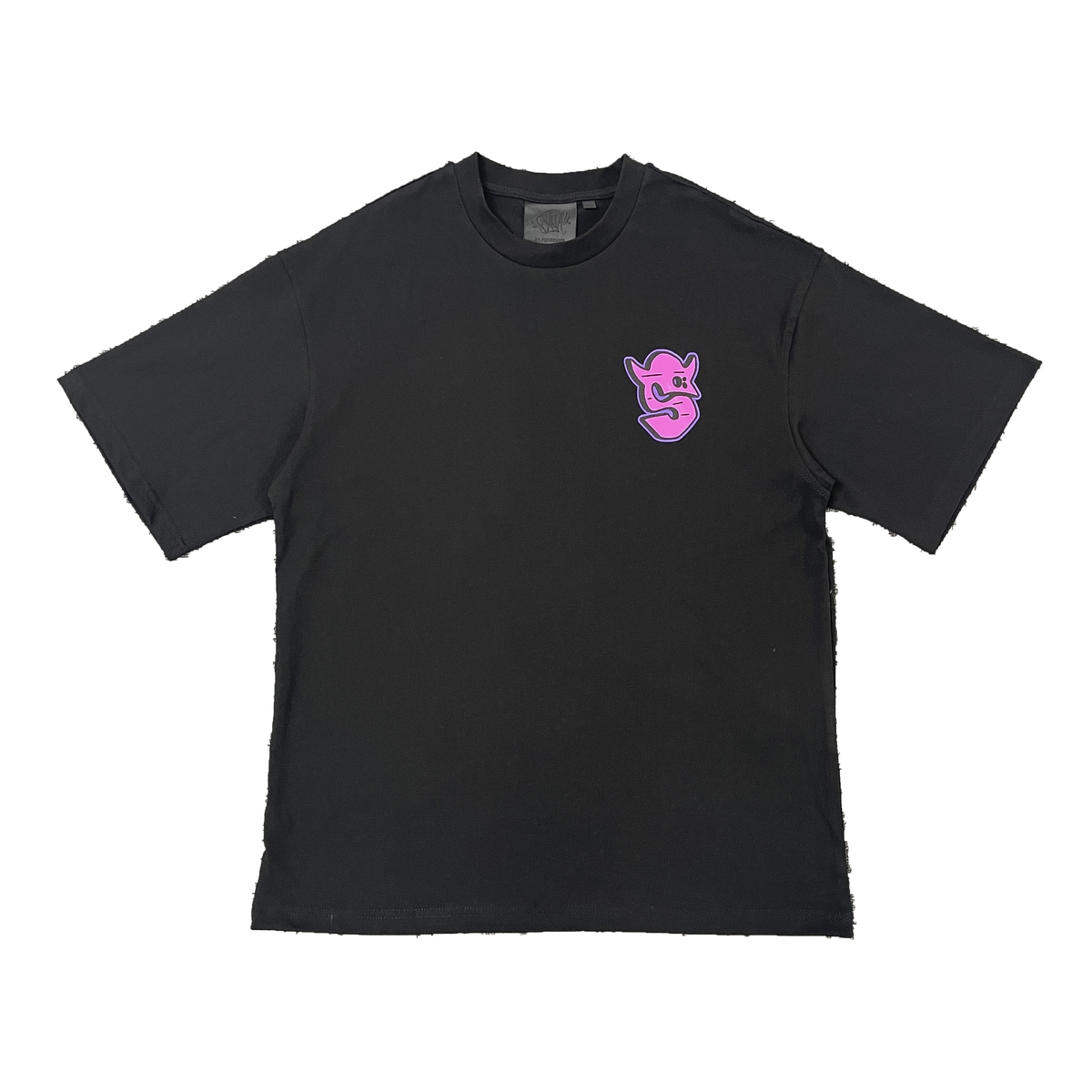SYNA GRAF PRINTED TEE (BLACK/PURPLE)