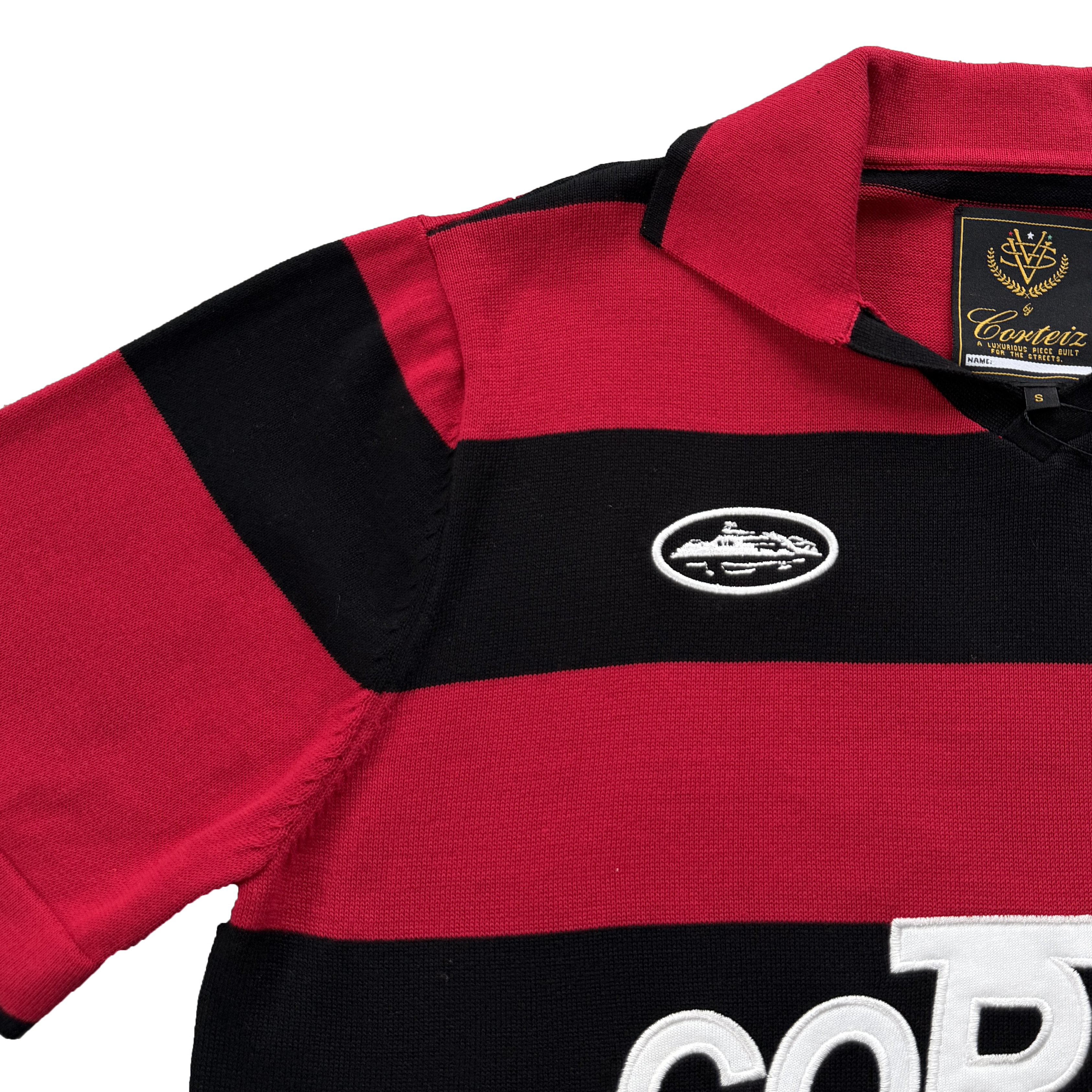 CORTEIZ STRIPED KNIT JERSEY (RED)