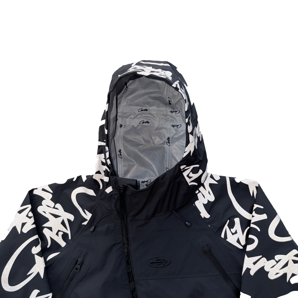CORTEIZ ELITEWORK™ WATERPROOF SHELL JACKET V2 (BLACK)