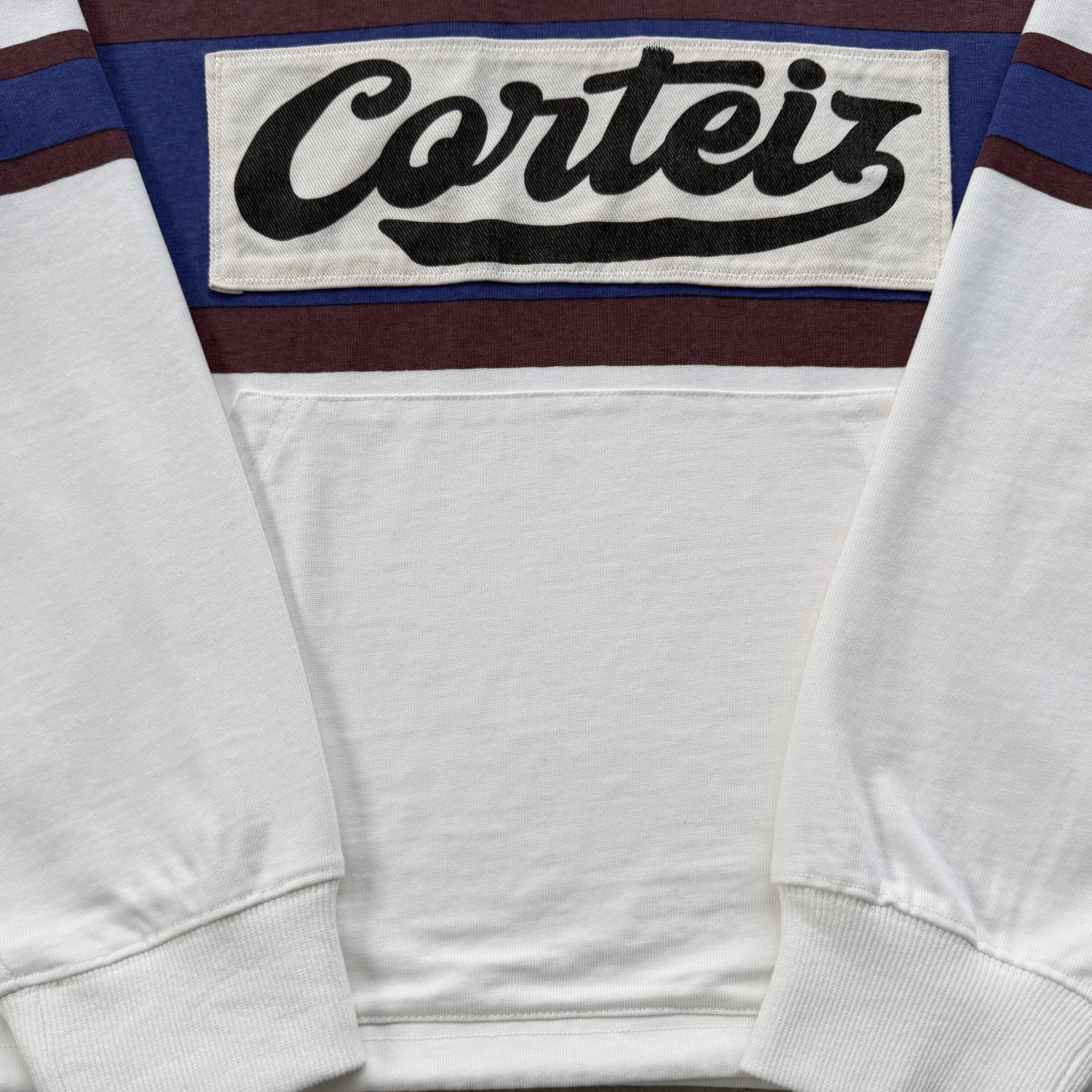 CORTEIZ WINGER HOODED RUGBY (OFF WHITE)