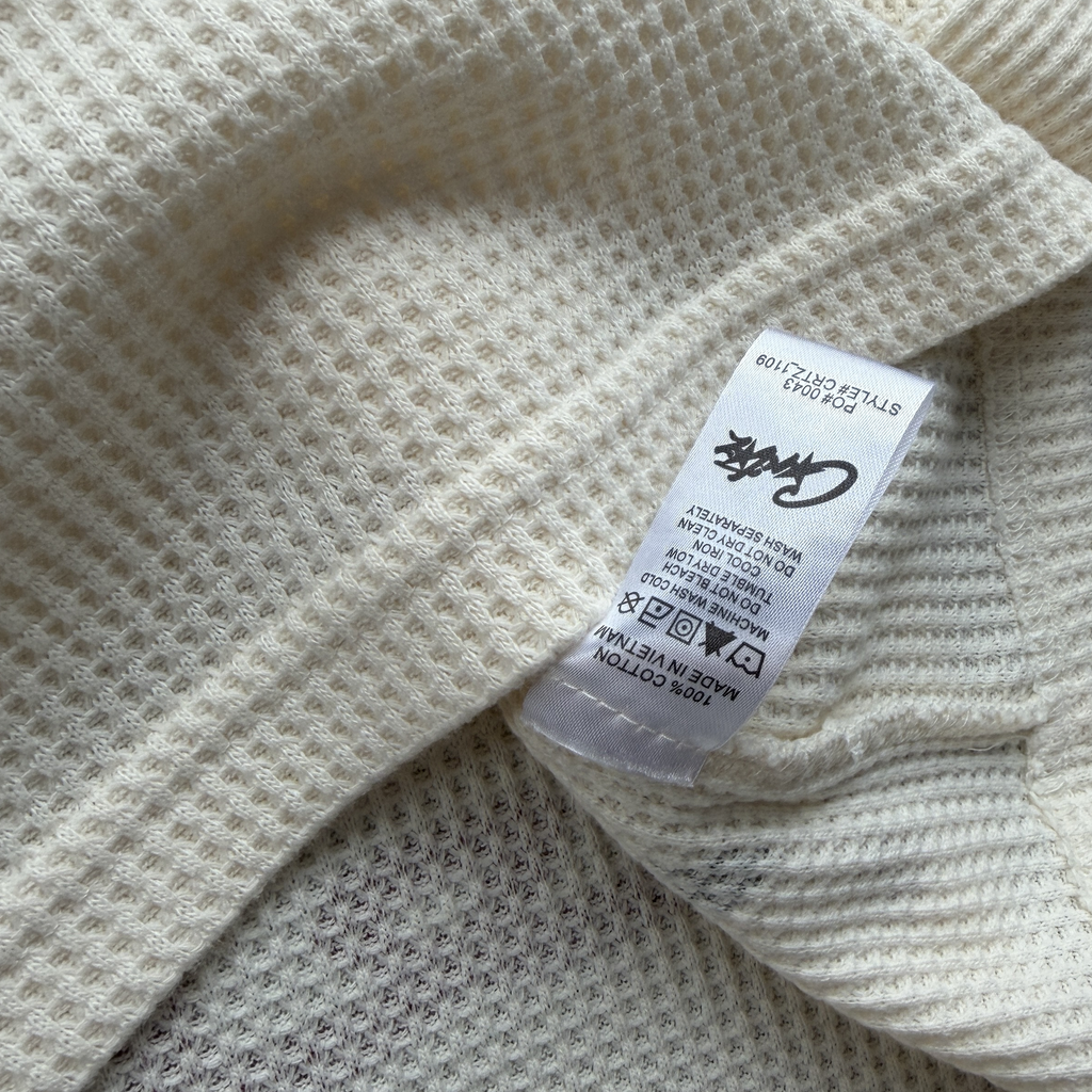 CORTEIZ WORLDWIDE WAFFLE THERMAL (WHITE)