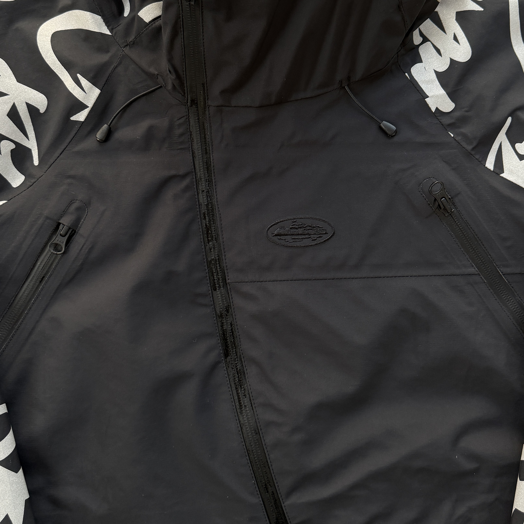 CORTEIZ ELITEWORK™ WATERPROOF SHELL JACKET V2 (BLACK)